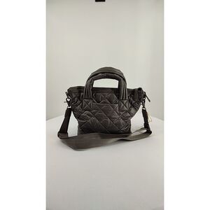 Quince Women Transit Quilted Small Crossbody Tote Gray Bags One Size